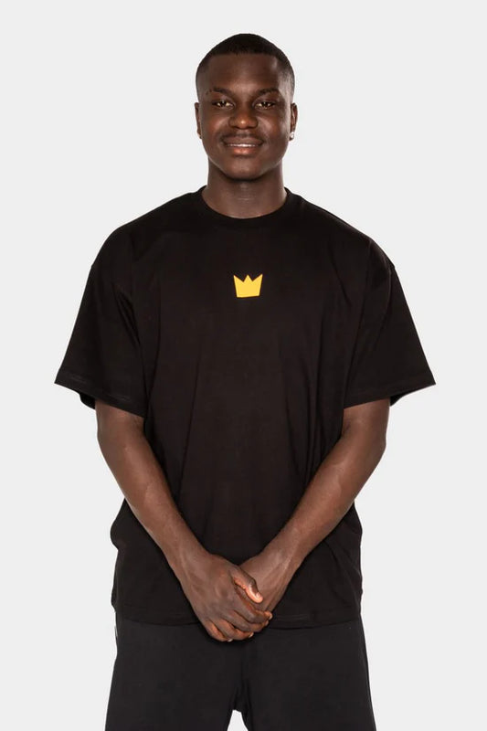 WILLIAM T-Shirt Black - Orange