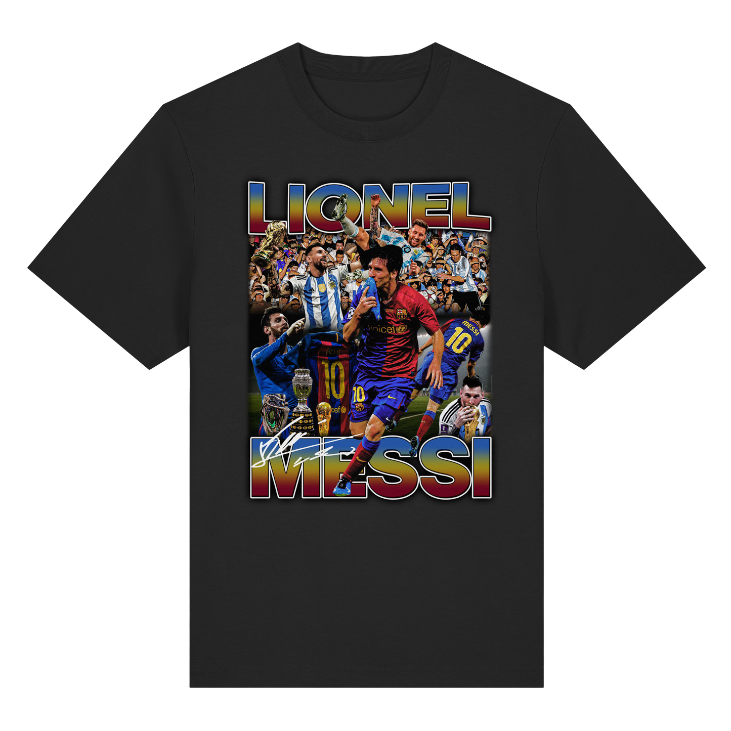 Messi Graphic Tee Barca Argentinia - Organic Heavy T-Shirt